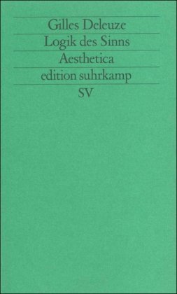 - Logik des Sinns (edition suhrkamp)