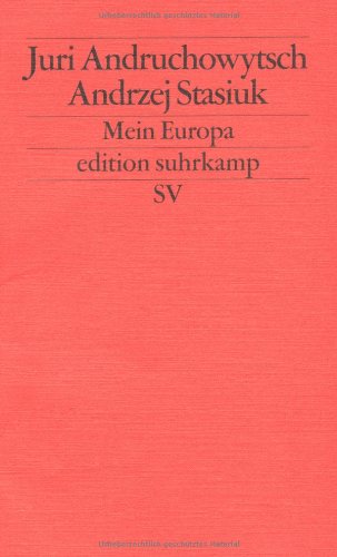  - Mein Europa (edition suhrkamp)