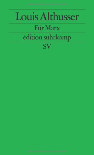  - Für Marx (edition suhrkamp)