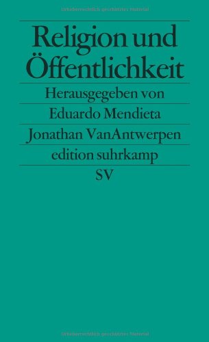 - Religion und Öffentlichkeit (edition suhrkamp)