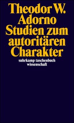 - Studien zum autoritären Charakter (suhrkamp taschenbuch wissenschaft)