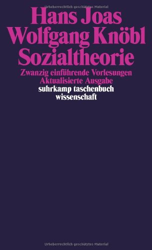  - Sozialtheorie: Zwanzig einführende Vorlesungen (suhrkamp taschenbuch wissenschaft)