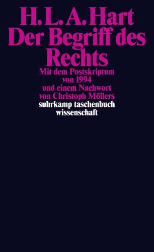 - Der Begriff des Rechts (suhrkamp taschenbuch wissenschaft)