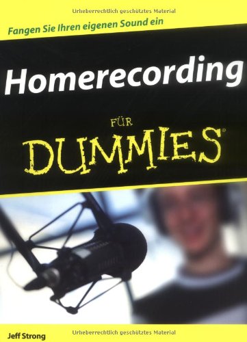 Strong, Jeff - Homerecording für Dummies