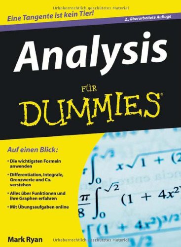 - Analysis für Dummies (Fur Dummies)