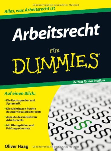 - Arbeitsrecht für Dummies (Fur Dummies)