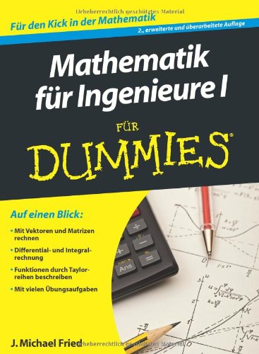 - Mathematik für Ingenieure I für Dummies (Fur Dummies)