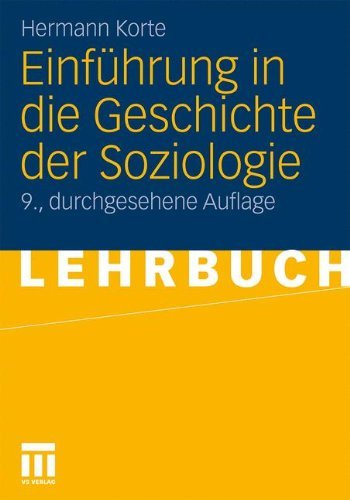  - Einführung in die Geschichte der Soziologie