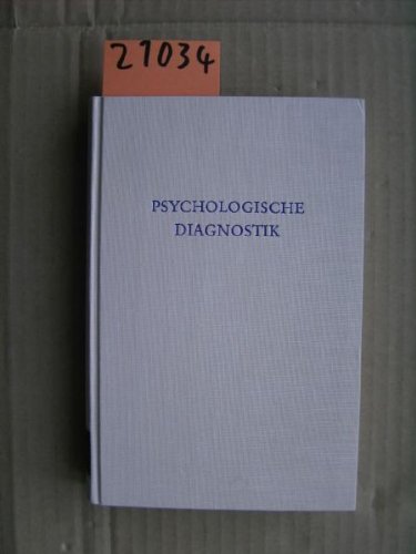 Wewetzer , Karl Hermann (Hrsg.) - Psychologische Diagnostik