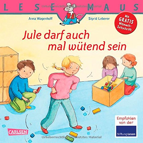  - LESEMAUS, Band 144: Jule darf auch mal wütend sein