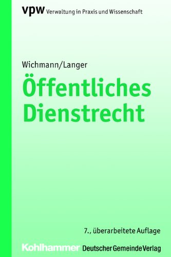 - Öffentliches Dienstrecht