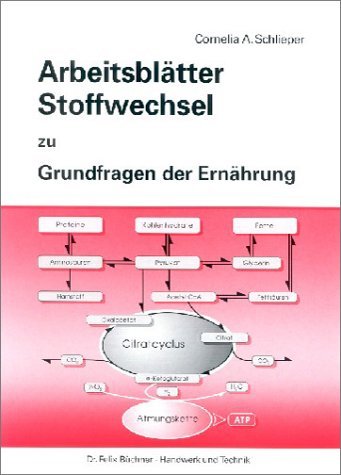  - Grundfragen der Ernährung. Arbeitsblätter Stoffwechsel