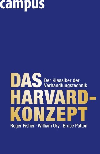  - Das Harvard-Konzept: Der Klassiker der Verhandlungstechnik