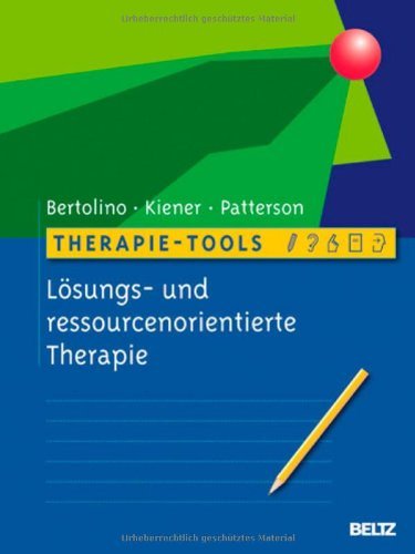 - Therapie Tools Lösungs- und ressourcenorientierte Therapie