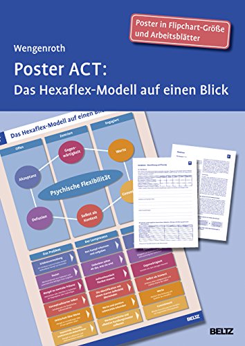  - Poster ACT: Das Hexaflex-Modell auf einen Blick. Poster in Flipchart-Größe und Arbeitsblätter in der Sammelmappe. Format Poster: 68 x 99 cm