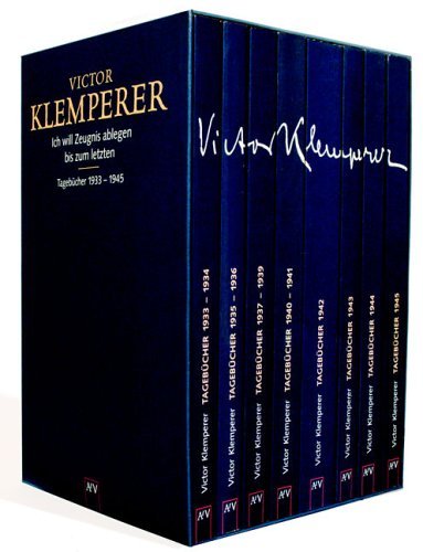 Klemperer, Victor - Ich will Zeugnis ablegen bis zum letzten. Tagebücher 1933-1945, 8 Bde.