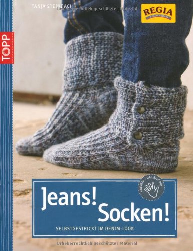 - Jeans! Socken! Selbstgestrickt im Denim-Look