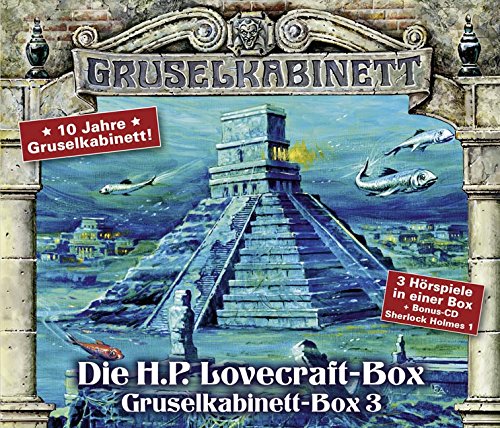 Gruselkabinett-Box 3 - Gruselkabinett - Box 3: Pickmans Modell, Der Tempel, Das Ding auf der Schwelle. Drei H.P. Lovecraft-Hörspiele + Bonus-CD.