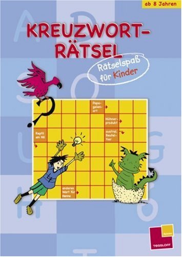 - Kreuzworträtsel. Rätselspaß für Kinder (blau)