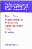  - Mathematik für Wirtschaftswissenschaftler, Bd. 2. Lineare Wirtschaftsalgebra