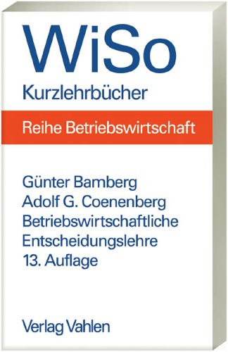- Betriebswirtschaftliche Entscheidungslehre