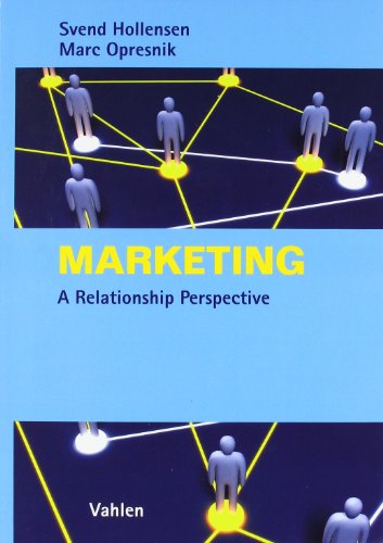 - Marketing - A Relationship Perspective