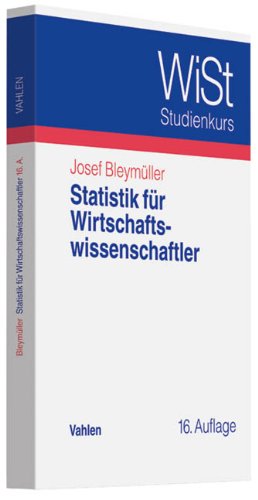 - Statistik für Wirtschaftswissenschaftler