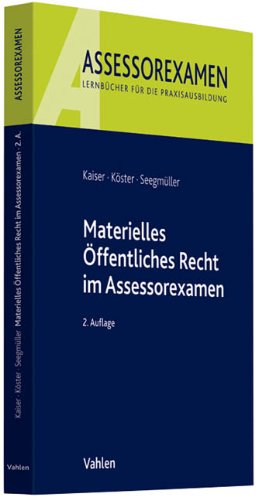 - Materielles Öffentliches Recht im Assessorexamen