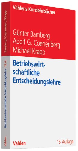 - Betriebswirtschaftliche Entscheidungslehre