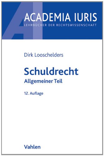 - Schuldrecht: Allgemeiner Teil