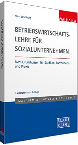 - Betriebswirtschaftslehre für Sozialunternehmen