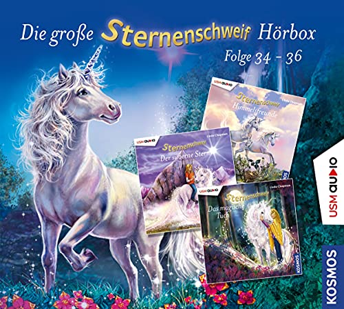Sternenschweif - Die große Sterneschweif Hörbox Folge 34-36 (34: Himmelsfreunde / 35: Der silberne Stern / 36: Das magische Tuch)