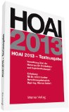  - HOAI 2013 - Honorartabellenbuch: Verordnung über die Honorare für Architekten- und Ingenieurleistungen
