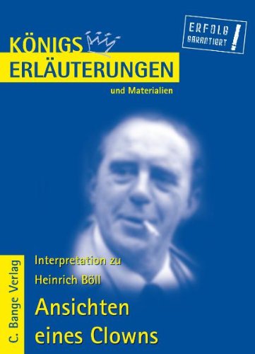 - Königs Erläuterungen und Materialien, Bd.301, Ansichten eines Clowns