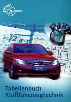 - Tabellenbuch Kraftfahrzeugtechnik mit Formelsammlung: Tabellen, Formeln, Übersichten, Normen. Mit Formelsammlung. Mathematik, Betriebsführung, ... Elektrische Anlage, Vorschriften