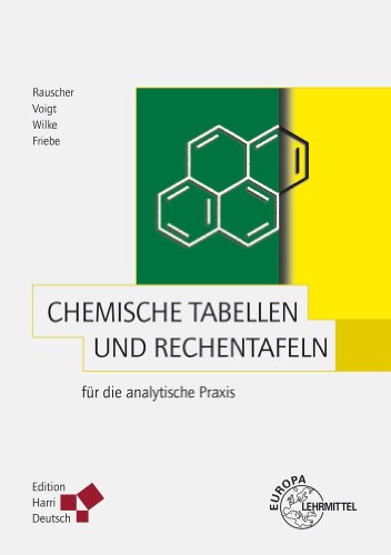 - Chemische Tabellen und Rechentafeln für die analytische Praxis