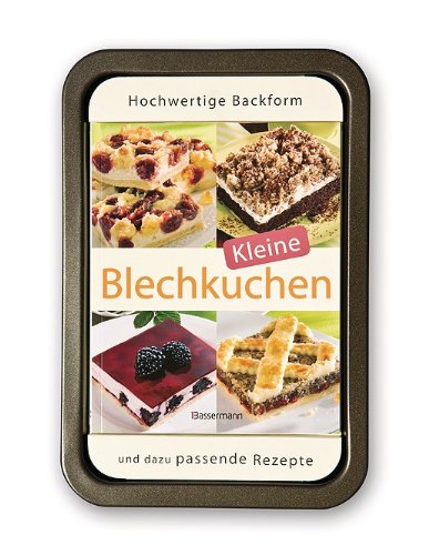  - Kleine Blechkuchen-Set: Buch und passende Backform