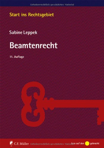  - Beamtenrecht (Start ins Rechtsgebiet)