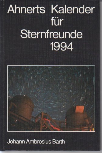 Luthardt, Rainer - Sonneberger Kalender für Sternfreunde 1994
