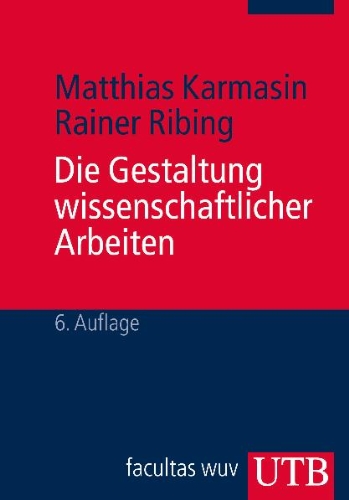 - Die Gestaltung wissenschaftlicher Arbeiten: Ein Leitfaden für Seminararbeiten, Bachelor-, Master- und Magisterarbeiten sowie Dissertationen: Ein ... Diplomarbeiten und Dissertationen