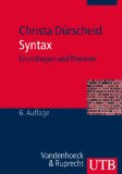  - Deutsche Syntax. Ein Arbeitsbuch