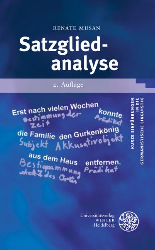 - Satzgliedanalyse