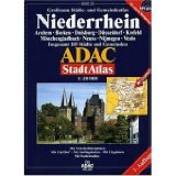  - ADAC Stadtatlas Rhein-Ruhr: Bochum. Dortmund. Duisburg. Essen. Gelsenkirchen. Krefeld. Mülheim a. d. .R.. Münster. Oberhausen. Insgesamt 74 Städte und Gemeinden
