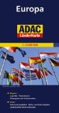  - ADAC Länderkarte Deutschland 1:650.000: Register: Legende, Zufahrtskarten, Citypläne, Autokennzeichen, Ortsregister mit Postleitzahlen. Karte: ... Nationalparks, landschaftlich schöne Strecken