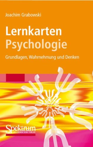 - Lernkarten Psychologie: Grundlagen, Wahrnehmung und Denken (Sav Psychologie)