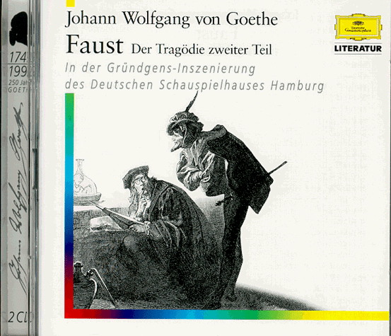 - Faust. Der Tragödie zweiter Teil. 2 CDs: In der Gründgens-Inszenierung des Deutschen Schauspielhauses Hamburg