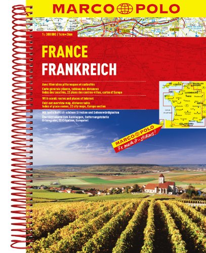  - MARCO POLO Reiseatlas Frankreich 1:300.000