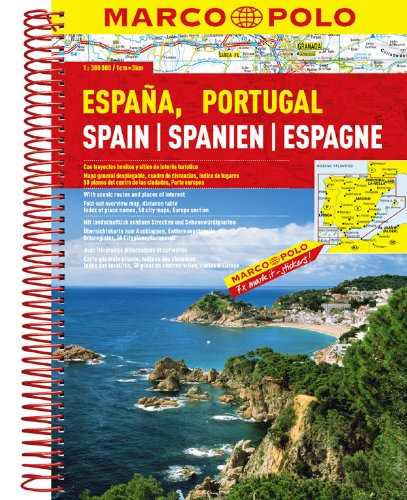 - MARCO POLO Reiseatlas Spanien, Portugal 1:300.000: Mit landschaftlich schönen Strecken und Sehenswürdigkeiten