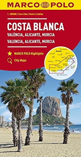  - MARCO POLO Karte Costa Blanca, Valencia, Alicante, Castellón, Murcia 1:200 000 (MARCO POLO Karten 1:200.000)