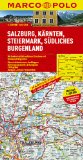 - MARCO POLO Karte Vorarlberg, Tirol, Oberbayern, Südtirol 1:200.000